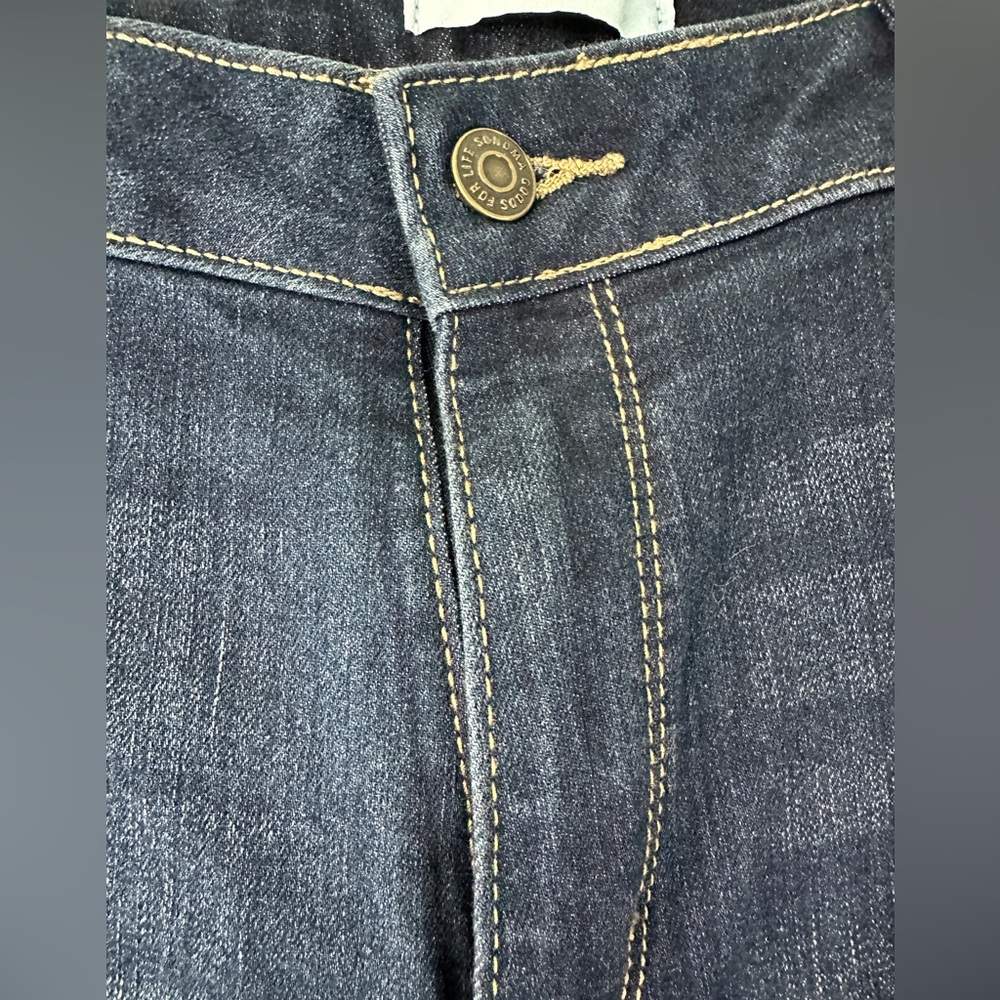 Sonoma‎ Womens Indigo Boot Cut Jeans Dark Wash Faded NWT Everyday - Picture 3 of 8